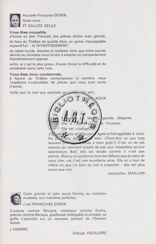 Les programmes de Théatre de l\